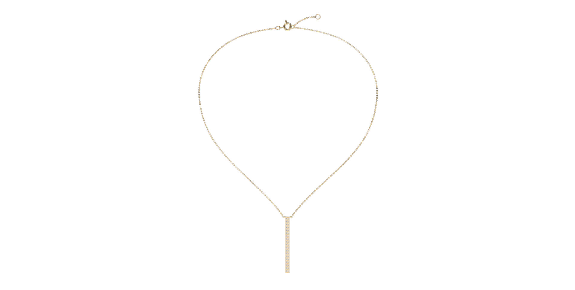 Náhrdelník s diamantmi Diamond Dash