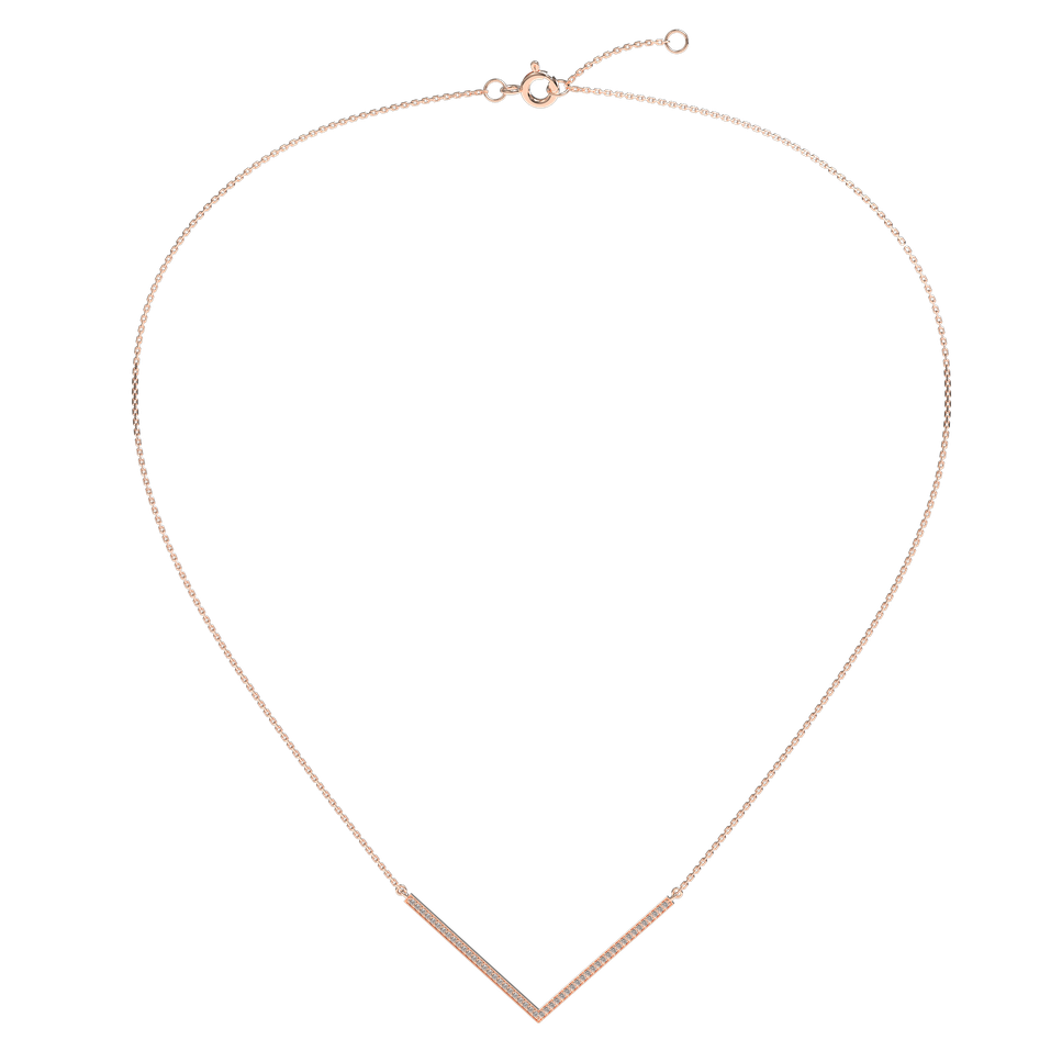 Náhrdelník s diamantmi Victory Line