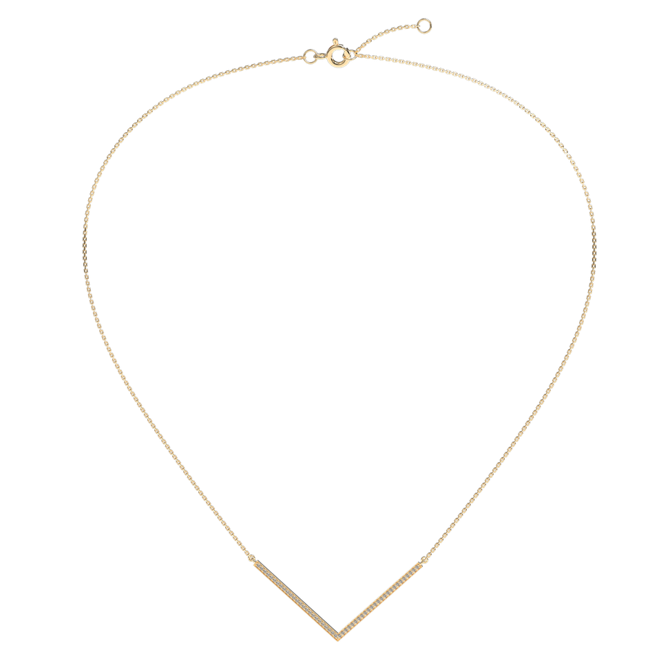 Náhrdelník s diamantmi Victory Line