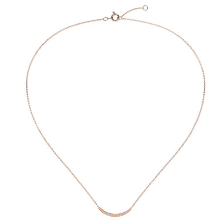 Náhrdelník s diamantmi Sparkling Line