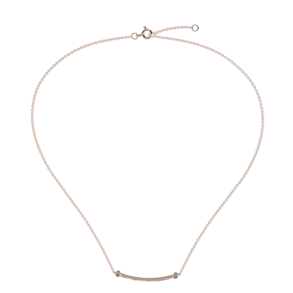 Náhrdelník s diamantmi Diamond Line
