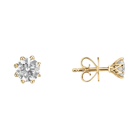 Náušnice s diamantom Essential Sparks