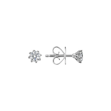 Náušnice s diamantom Essential Sparks