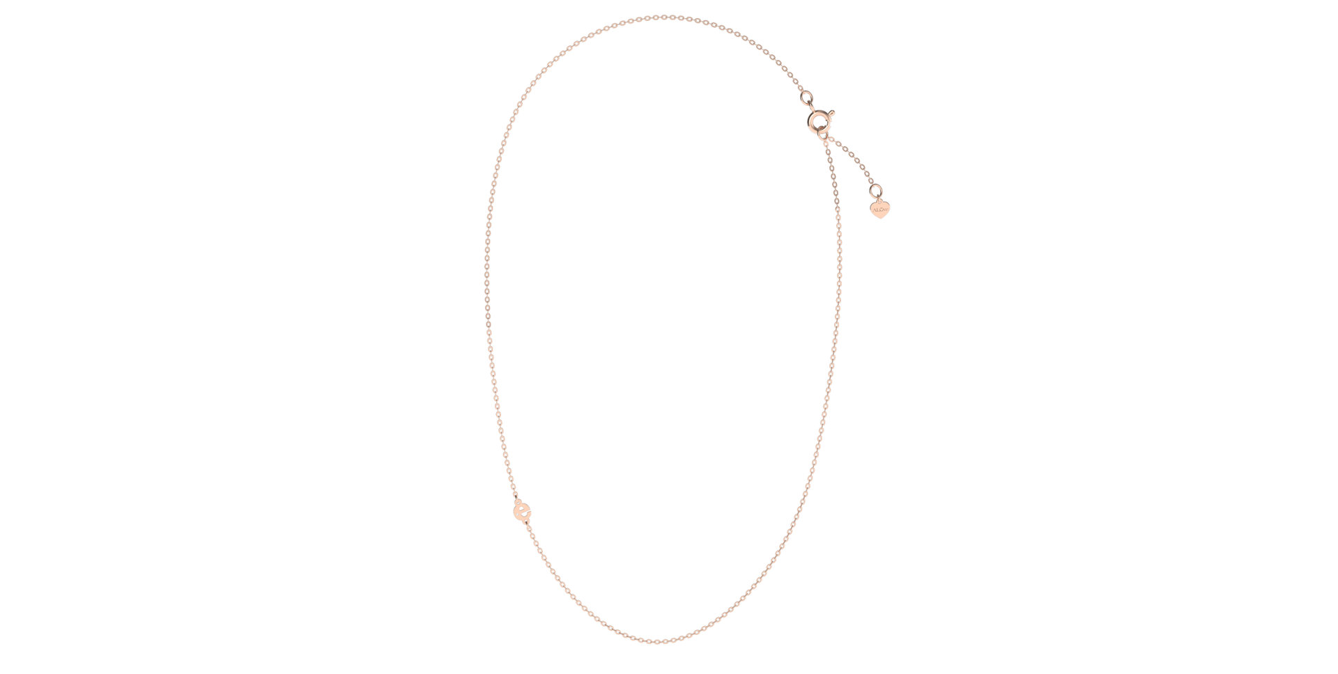 Náhrdelník s diamantom Big Classic E