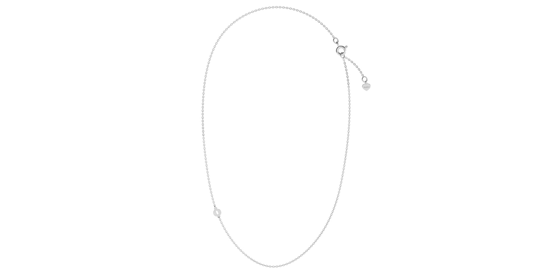 Náhrdelník s diamantom Big Classic O