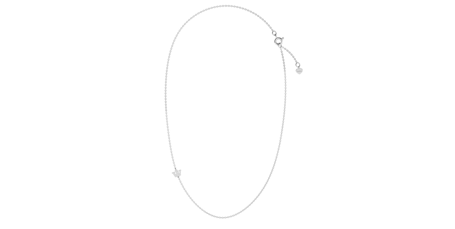 Náhrdelník s diamantom Big Classic W