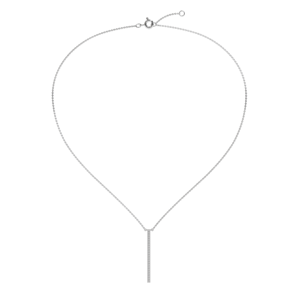 Náhrdelník s diamantmi Essential Dash