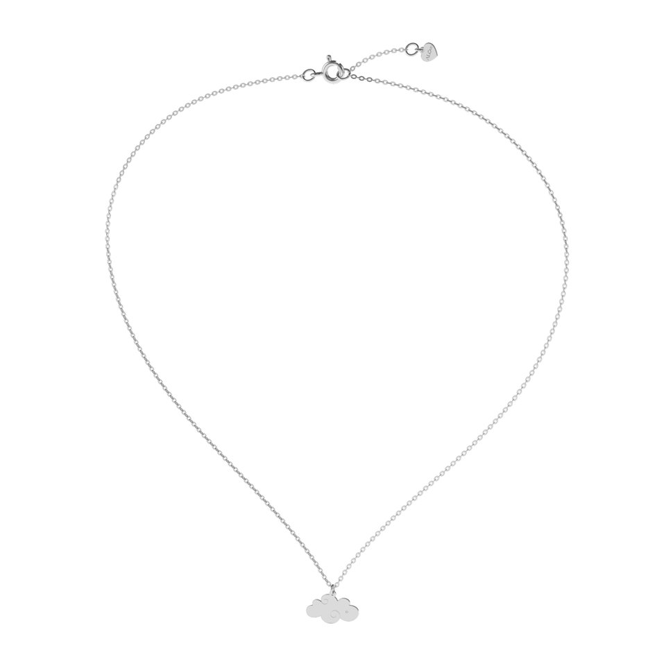 Náhrdelník s diamantom Cloud