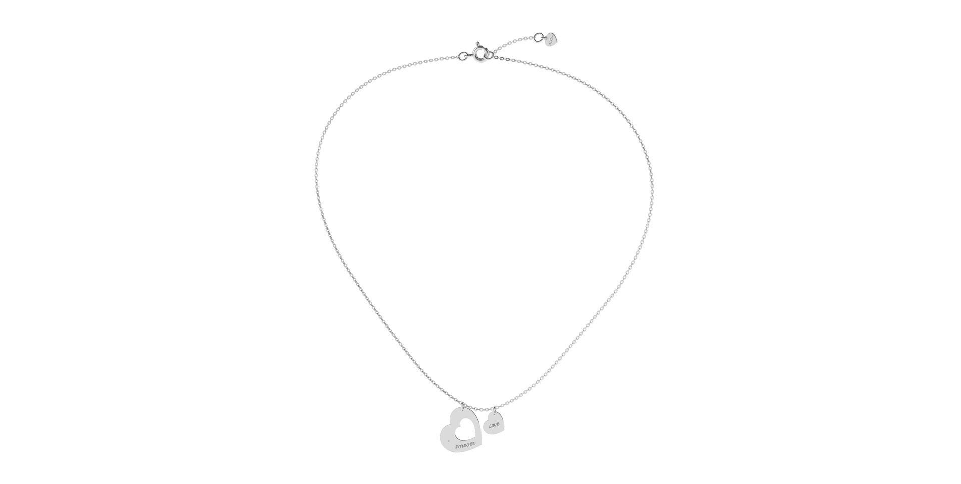 Náhrdelník s diamantom Love Forever