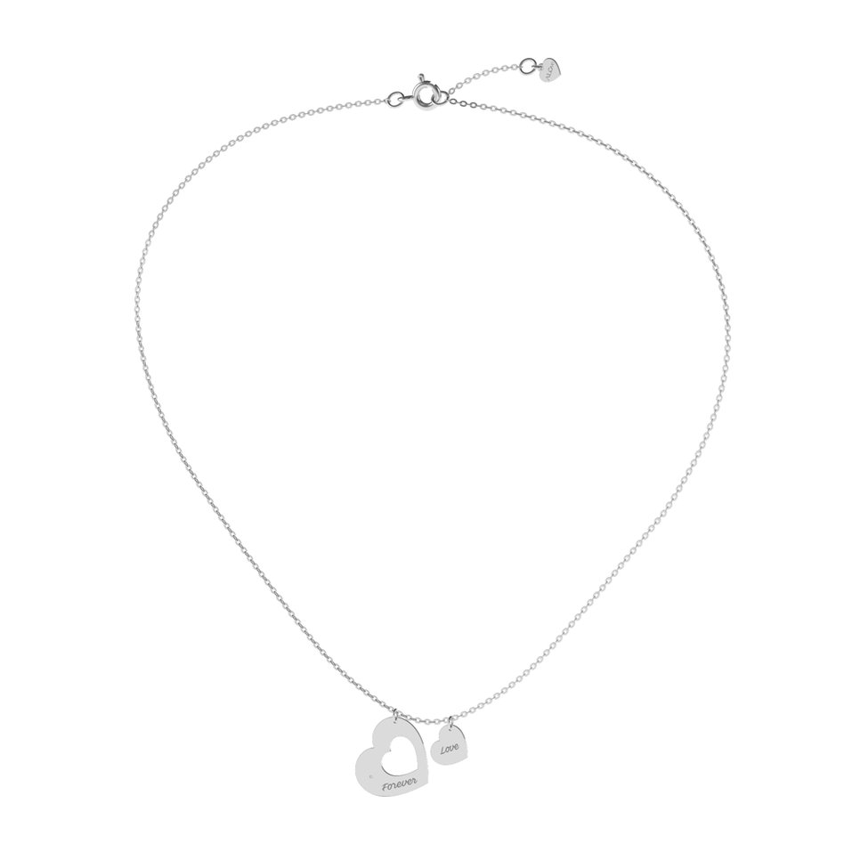 Náhrdelník s diamantom Love Forever