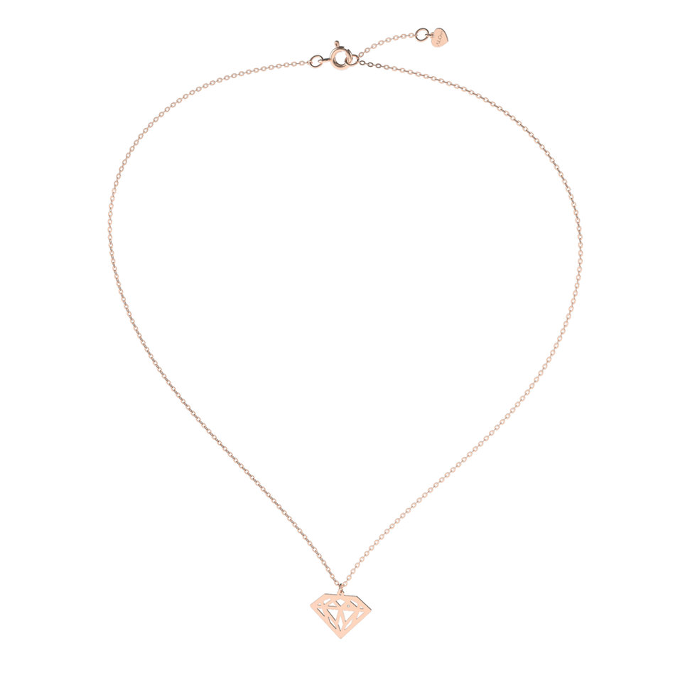 Náhrdelník s diamantom Diamond