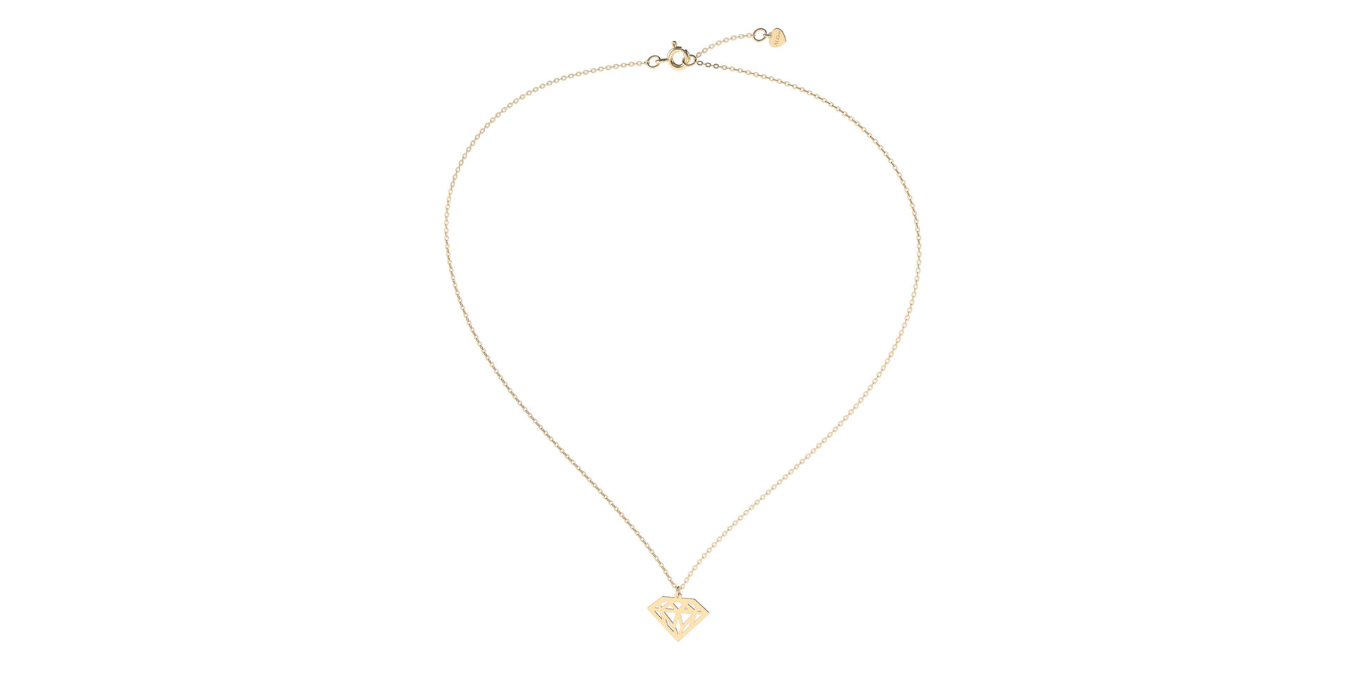 Náhrdelník s diamantom Diamond