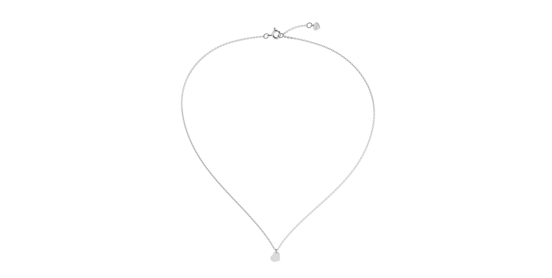 Náhrdelník s diamantom Precious Heart