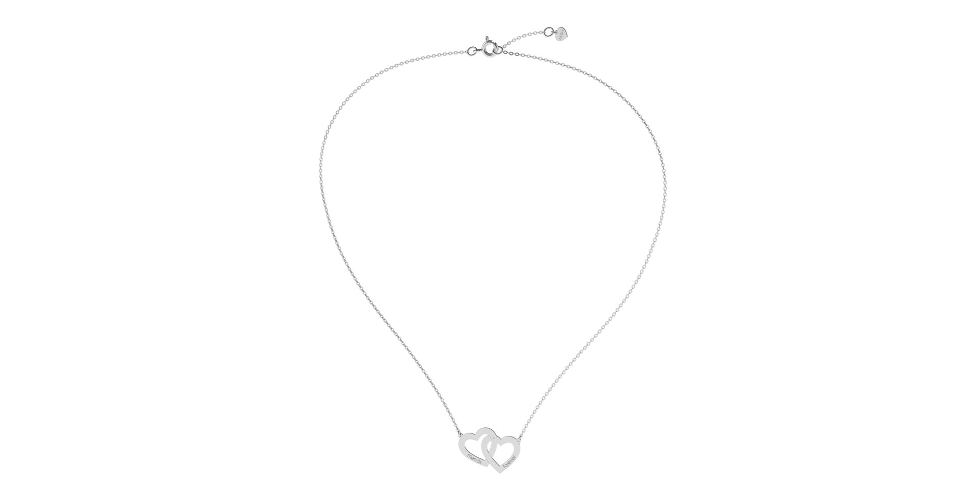 Náhrdelník s diamantom Friends Forever