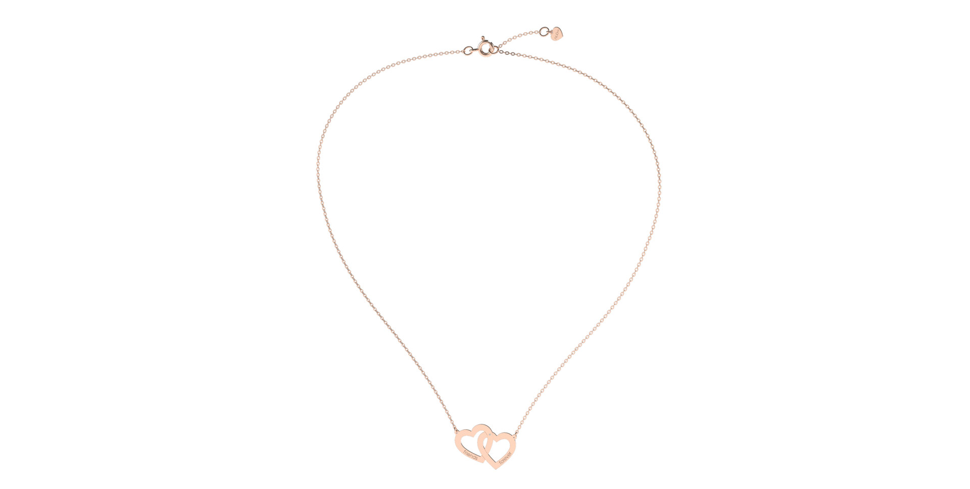 Náhrdelník s diamantom Friends Forever