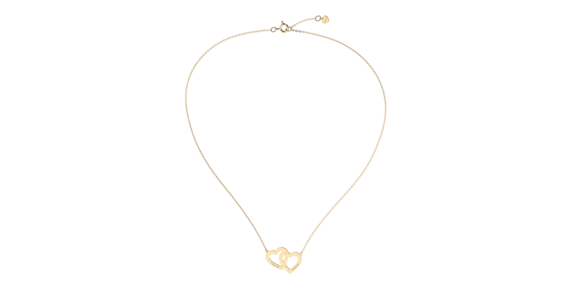 Náhrdelník s diamantom Friends Forever