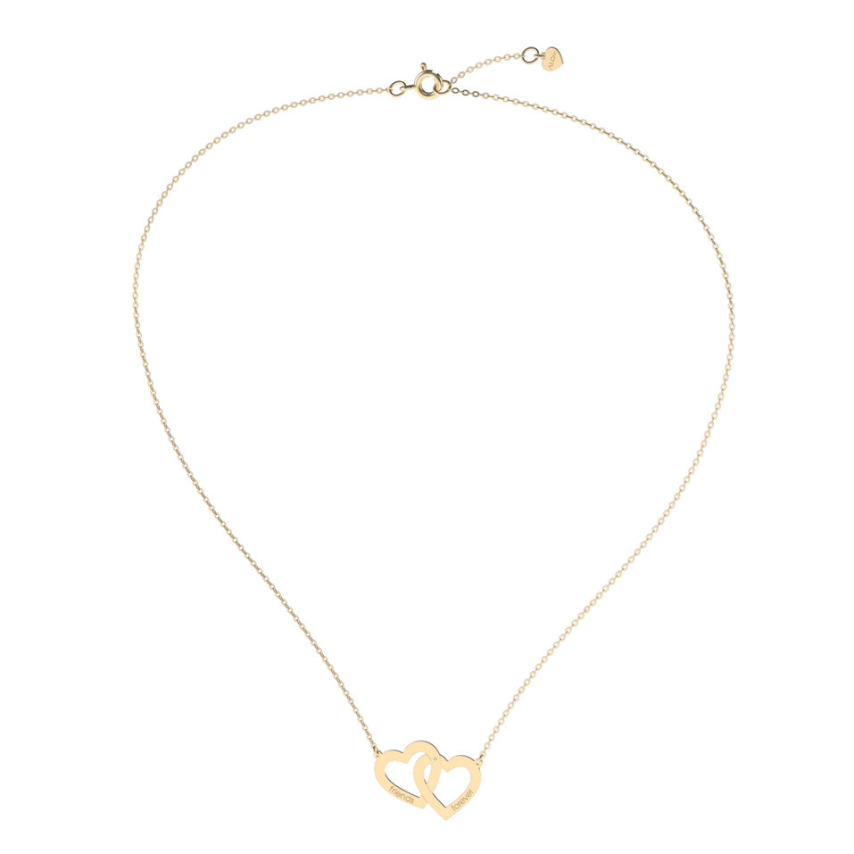 Náhrdelník s diamantom Friends Forever