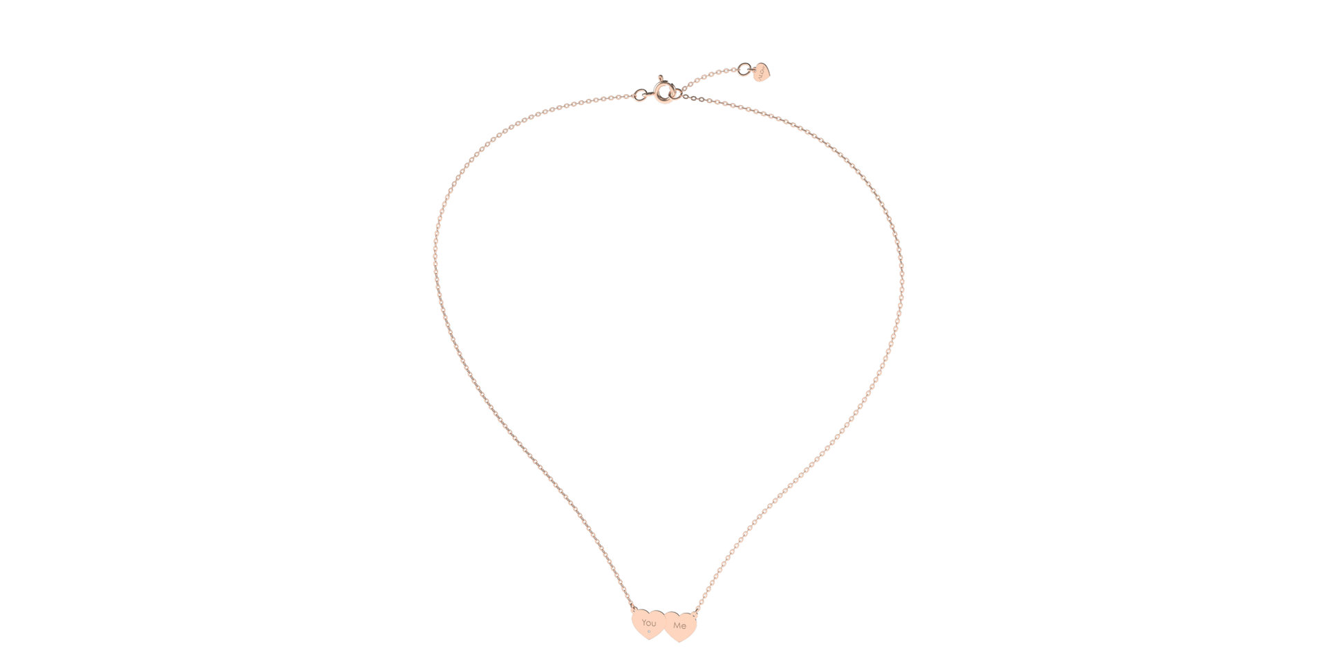 Náhrdelník s diamantom You & Me
