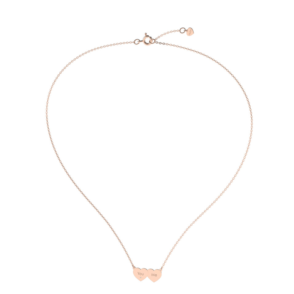 Náhrdelník s diamantom You & Me