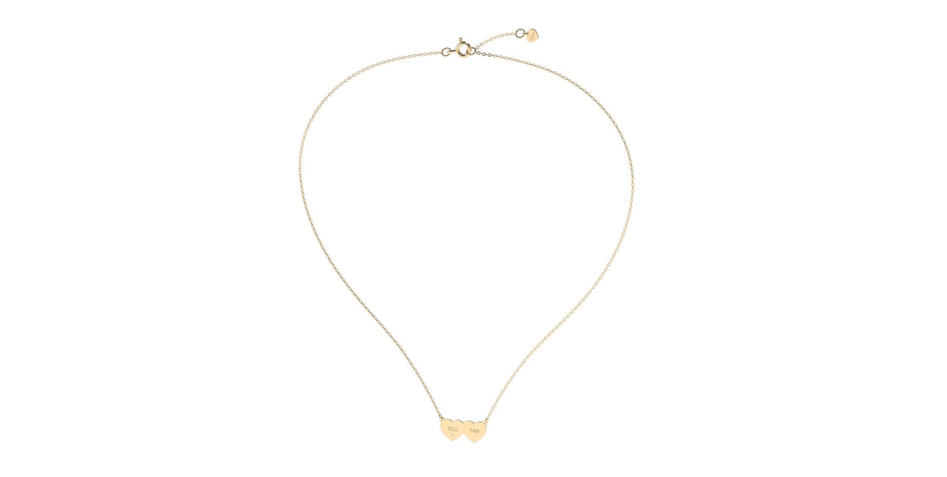 Náhrdelník s diamantom You & Me