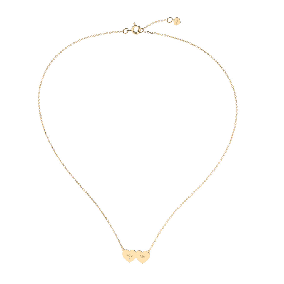 Náhrdelník s diamantom You & Me