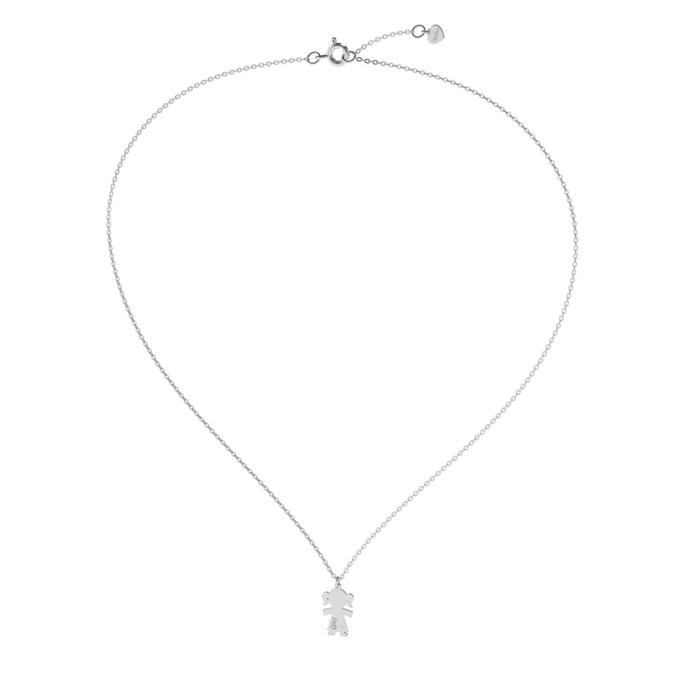 Náhrdelník s diamantom Girl