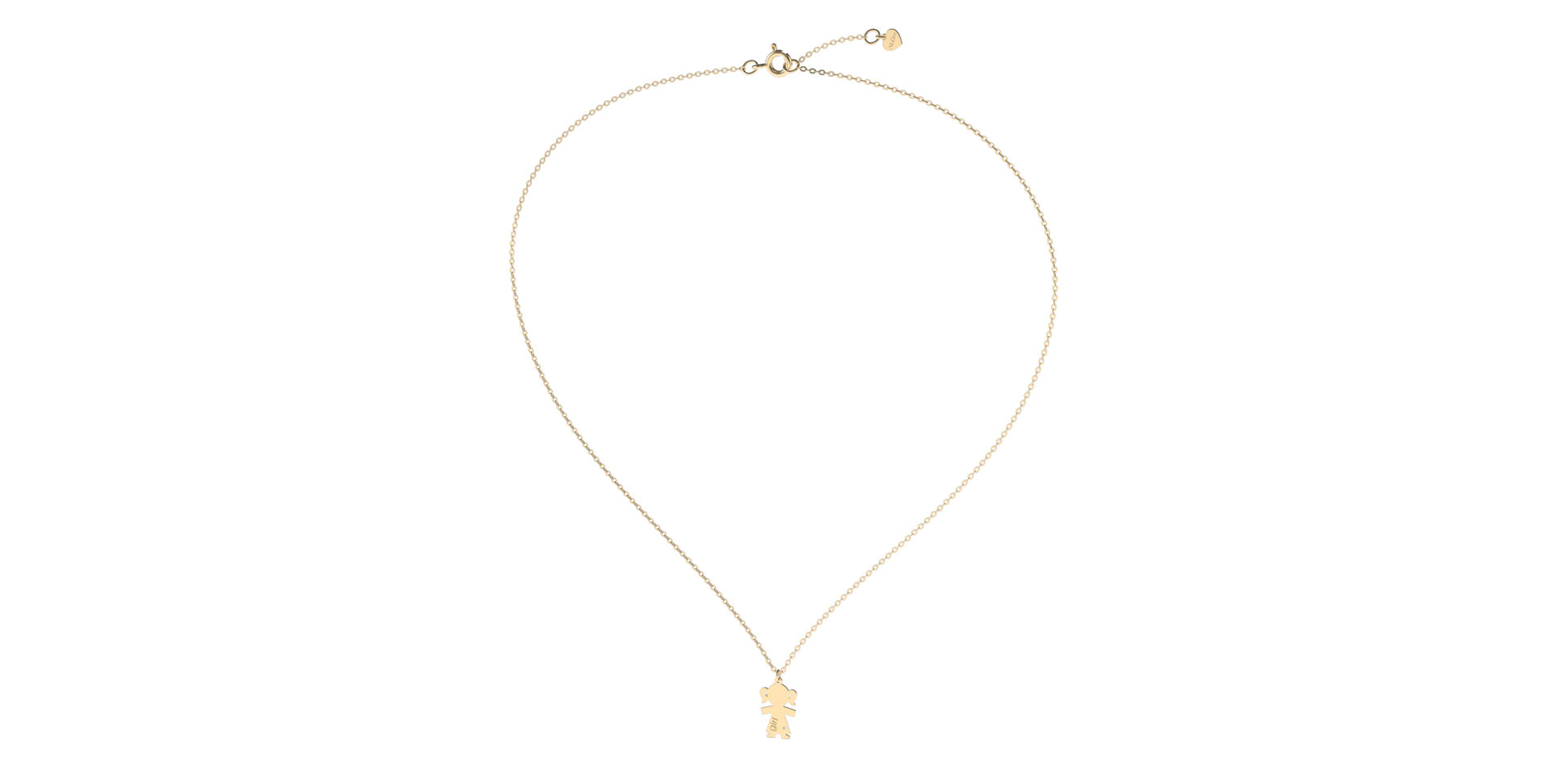 Náhrdelník s diamantom Girl