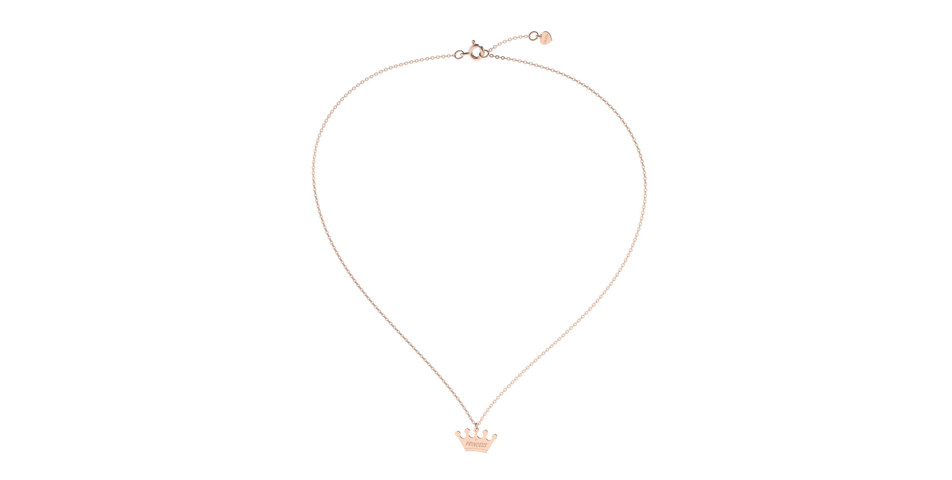 Náhrdelník s diamantom Princess