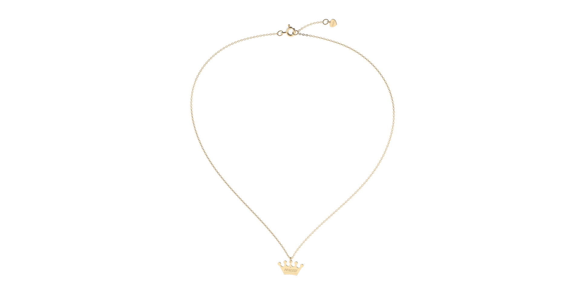 Náhrdelník s diamantom Princess