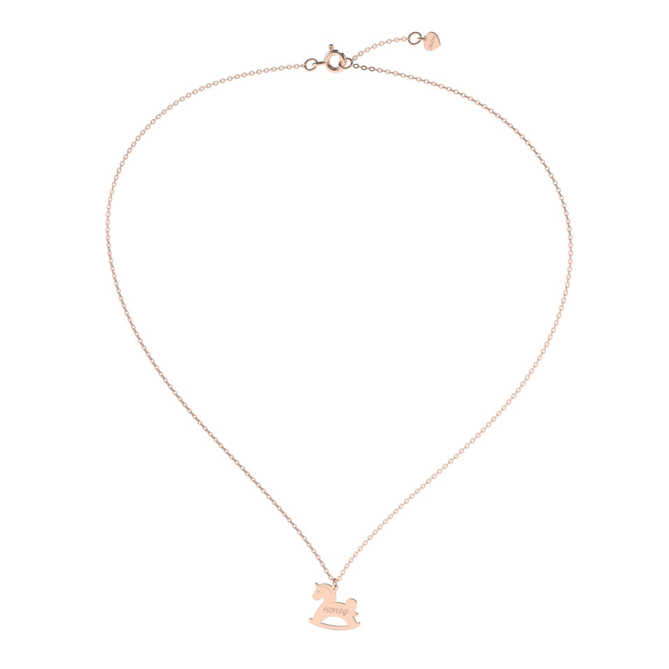 Náhrdelník s diamantom Honey Horse