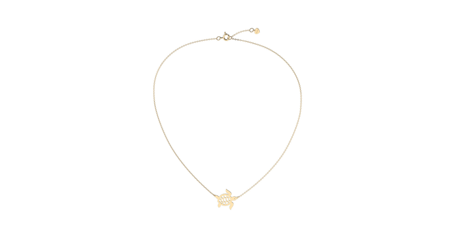 Náhrdelník s diamantom Turtle