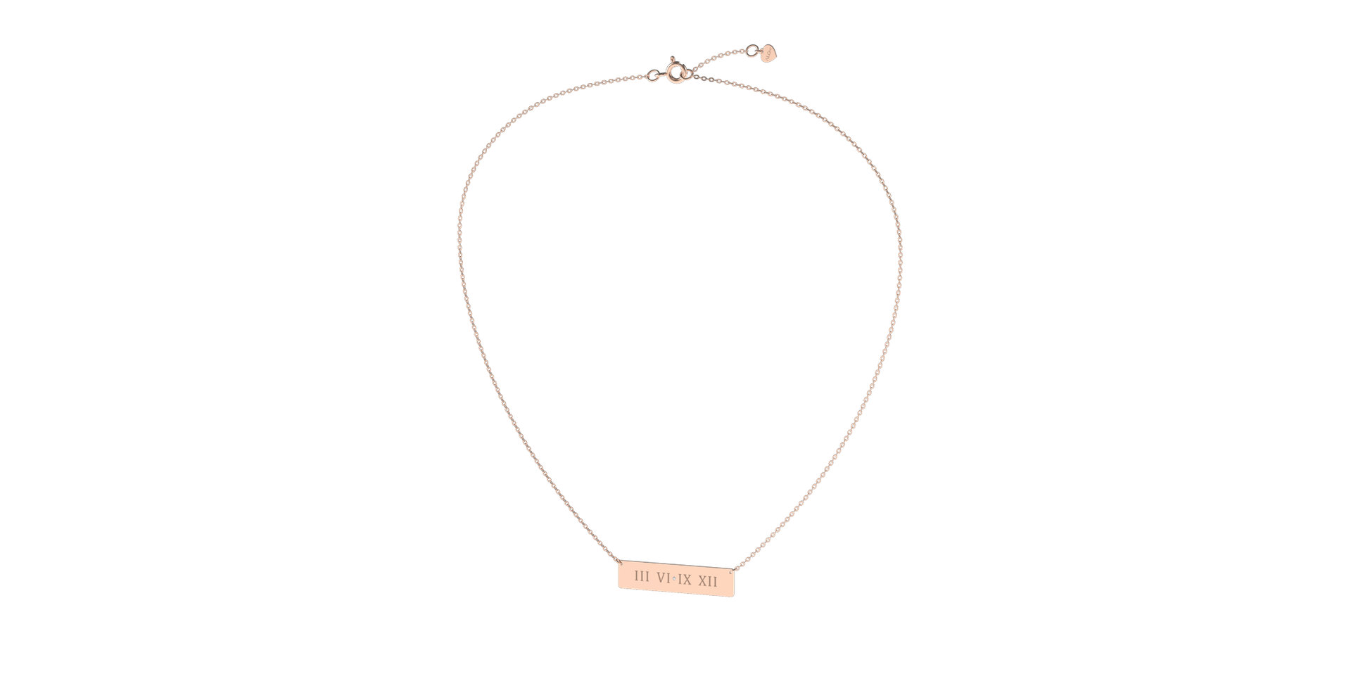 Náhrdelník s diamantom Diamond Hour