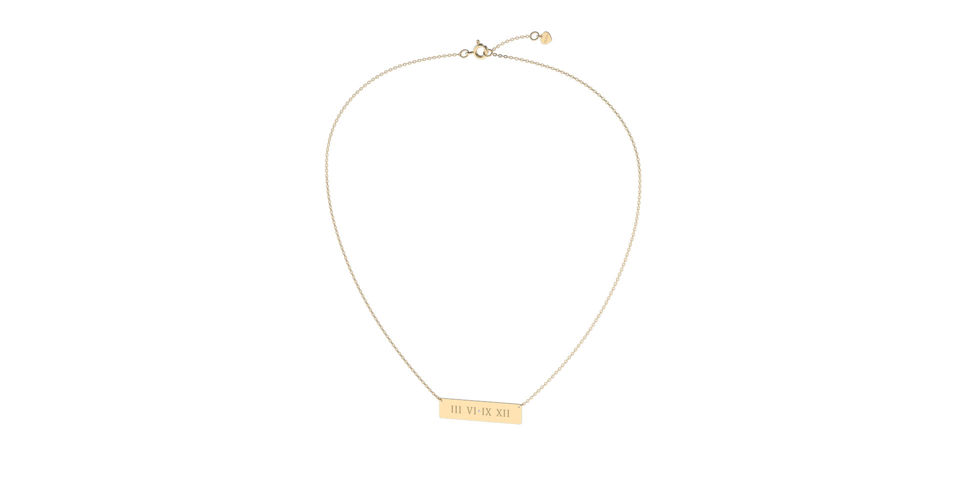 Náhrdelník s diamantom Diamond Hour