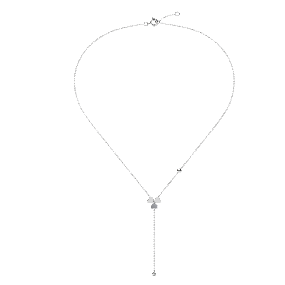 Náhrdelník s diamantmi Shiny Petals