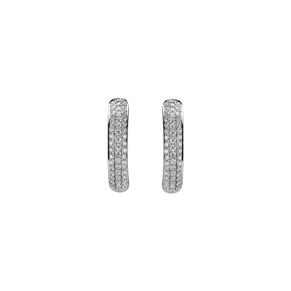 Náušnice s diamantmi Shiny Melody