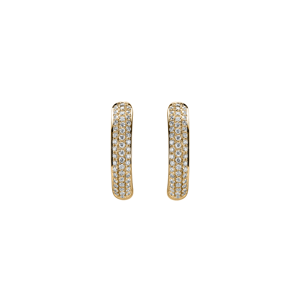 Náušnice s diamantmi Shiny Melody