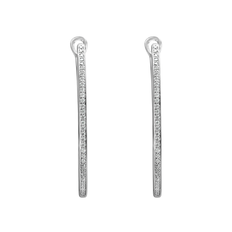 Náušnice s diamantmi Shiny Gleam