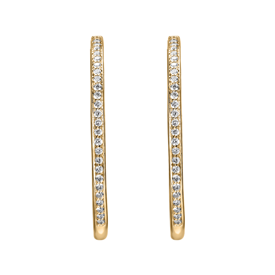 Náušnice s diamantmi Shiny Goddess