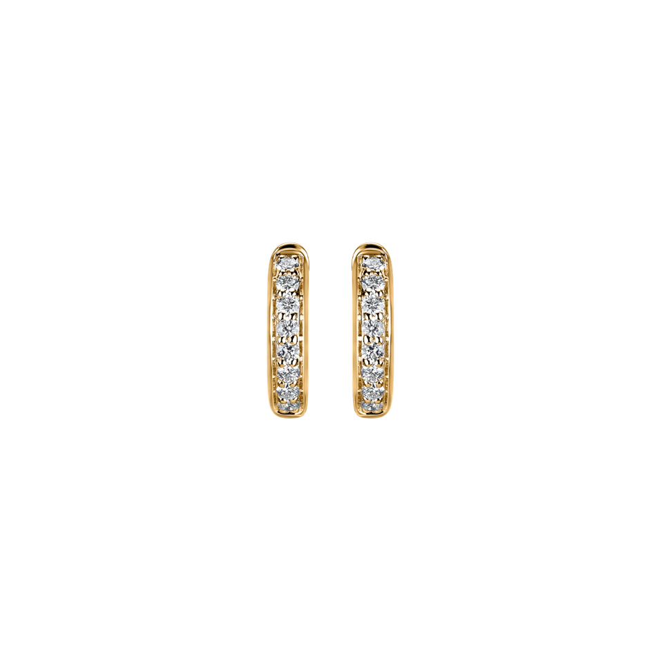 Náušnice s diamantmi Shiny Wonder