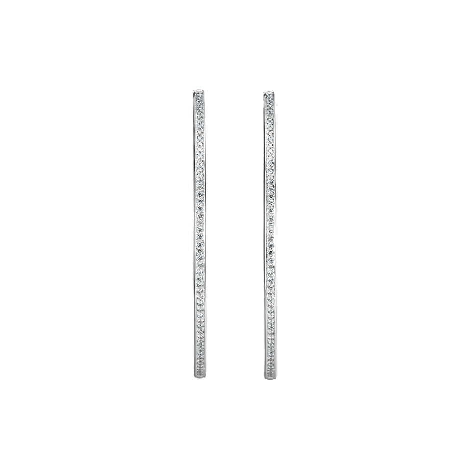 Náušnice s diamantmi Sparkling Eclipse