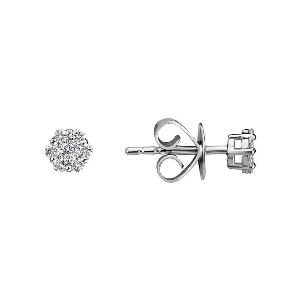 Náušnice s diamantmi Shiny Constellation