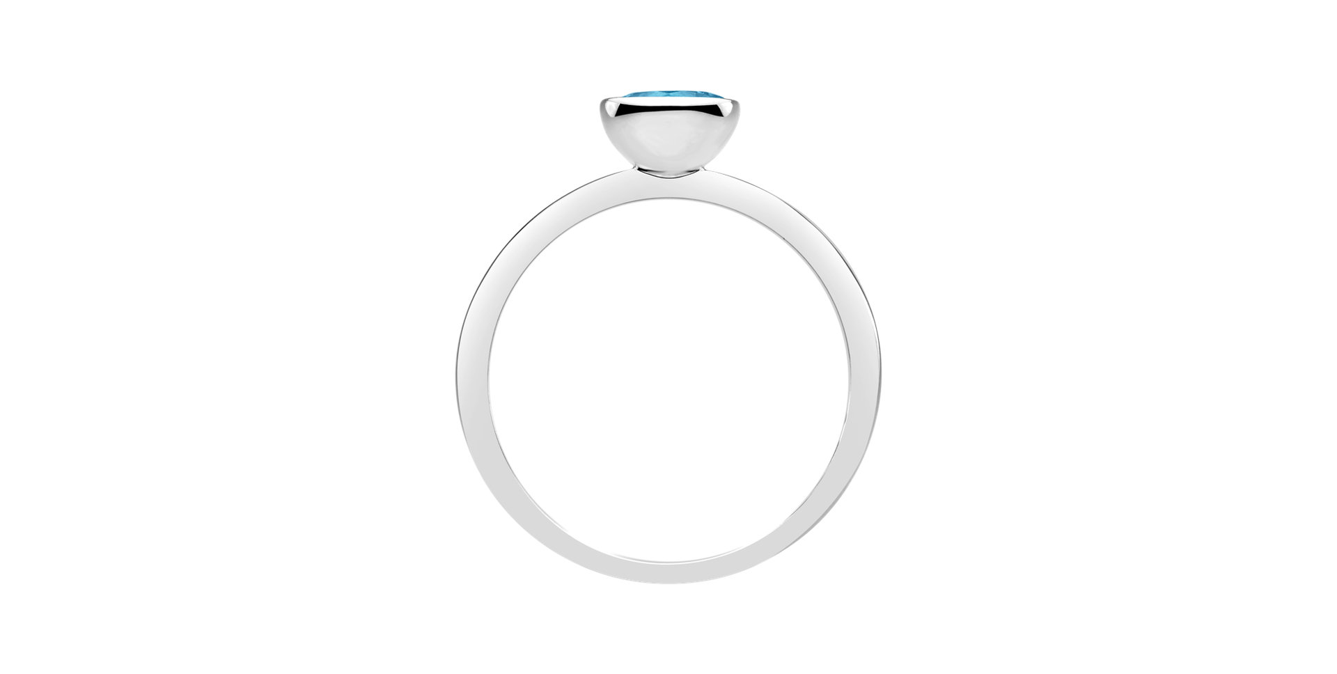 Prsteň s topásom swiss Bonbon