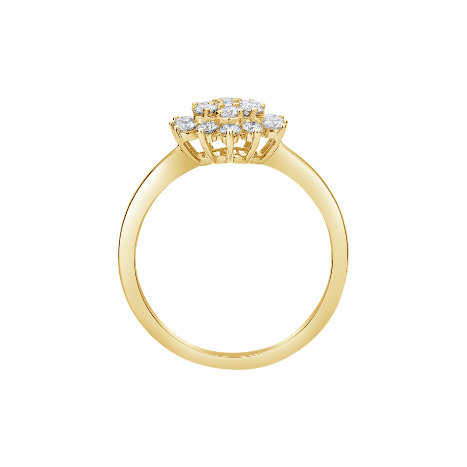 Prsteň s diamantmi Shiny Constellation