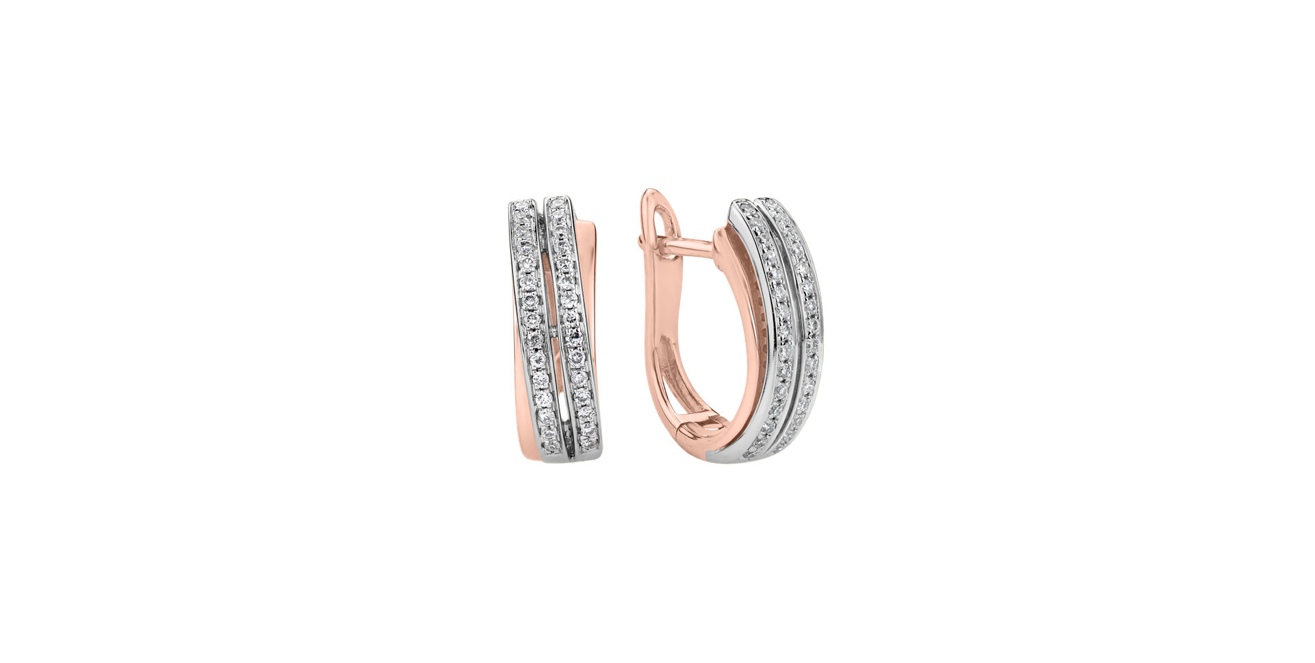 Náušnice s diamantmi Precious Sunray