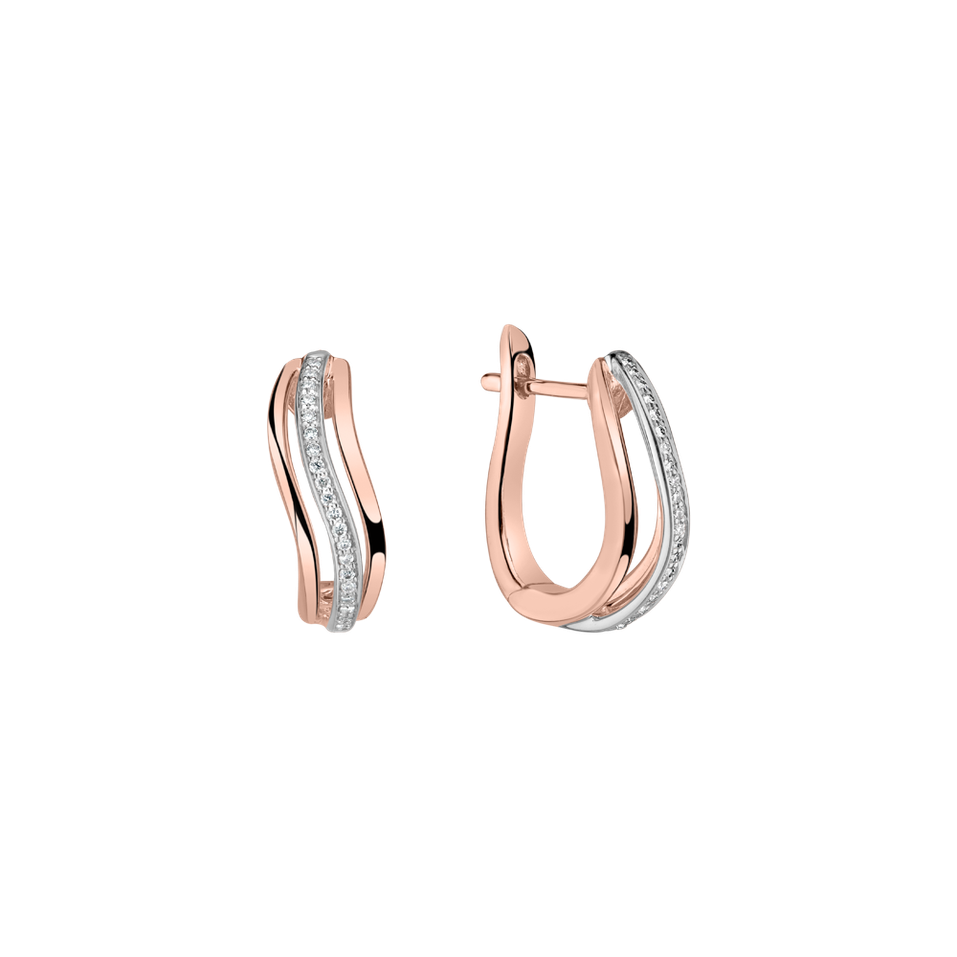 Náušnice s diamantmi Midnight Sea