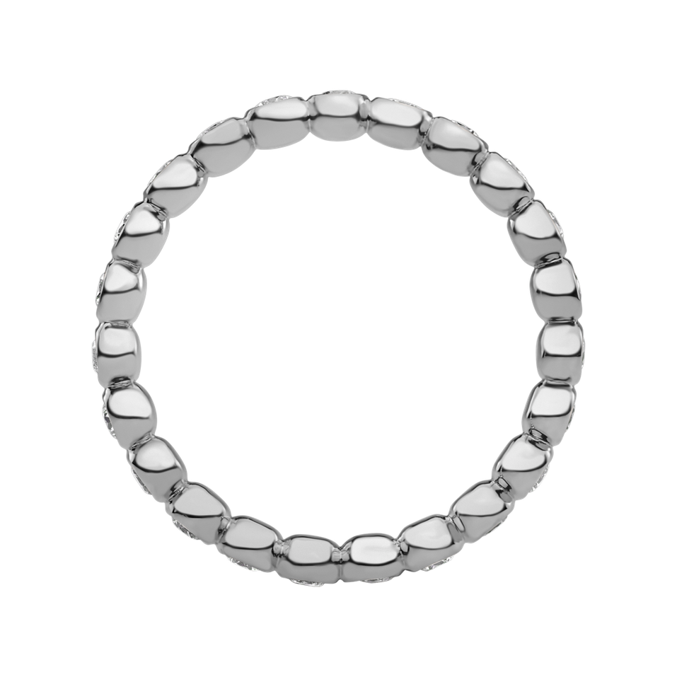 Prsteň s diamantmi Lightning Dots