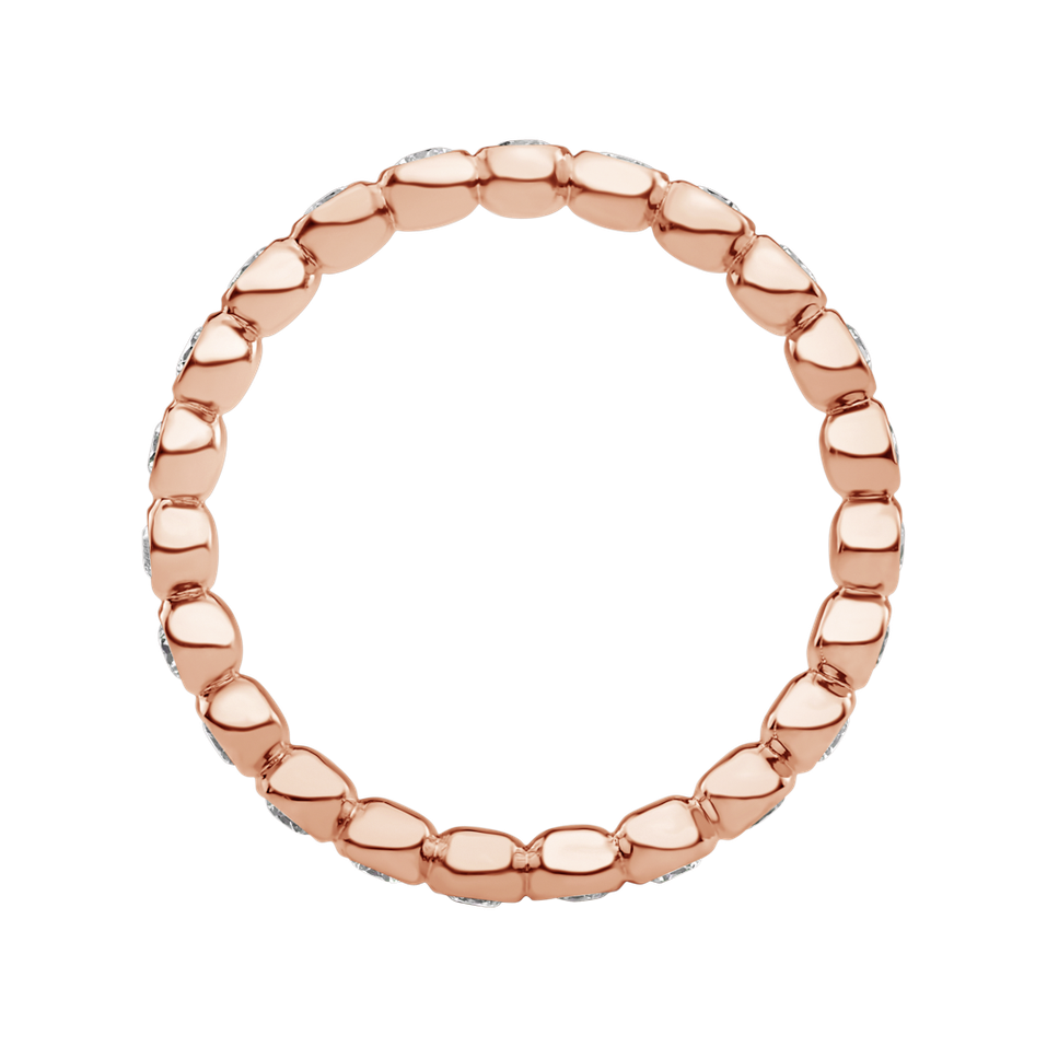 Prsteň s diamantmi Lightning Dots