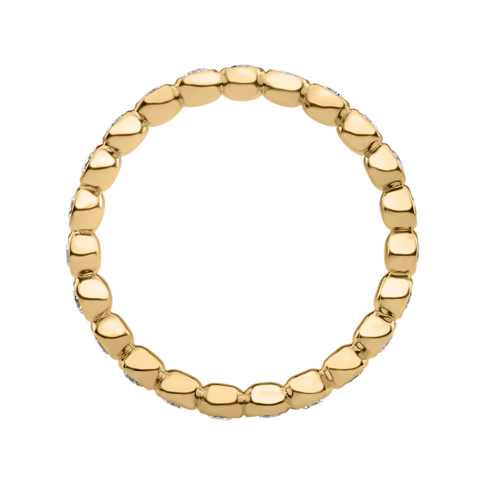 Prsteň s diamantmi Lightning Dots