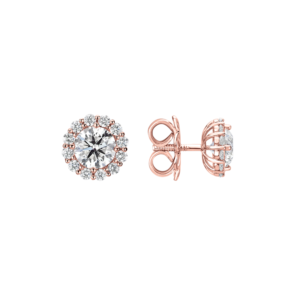 Náušnice s diamantmi Dream Sparkle