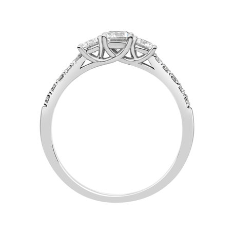 Prsteň s diamantmi Flare